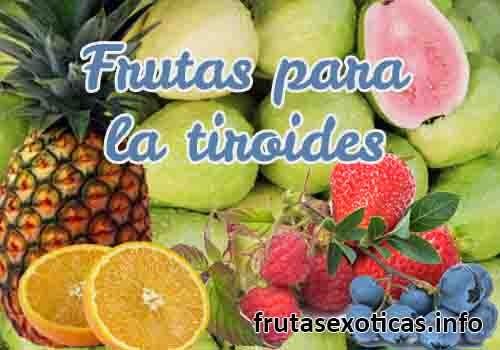 frutas para hipotiroidismo