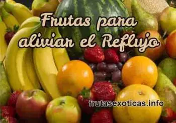 Frutas para aliviar en reflujo gastrico