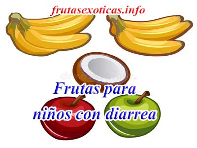 frutas para niños con diarrea