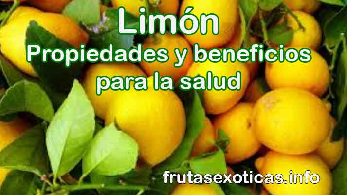 benficios del limon para que sirve