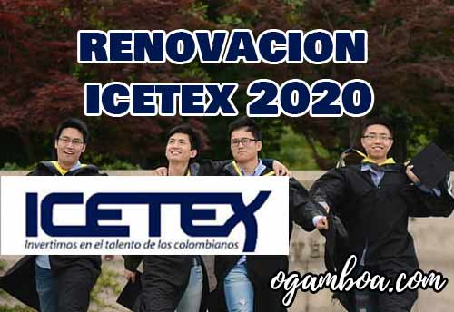 icetex renovacion credito 2020