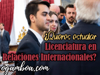 licenciatura en relaciones internacionales