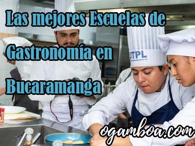 mejores escuelas de gastronomia en bucaramanga