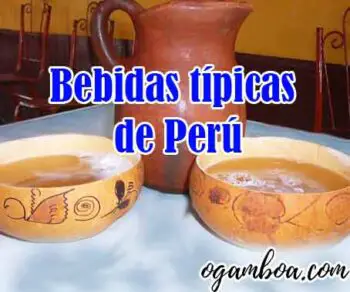 cuales son las bebidas típicas de perú