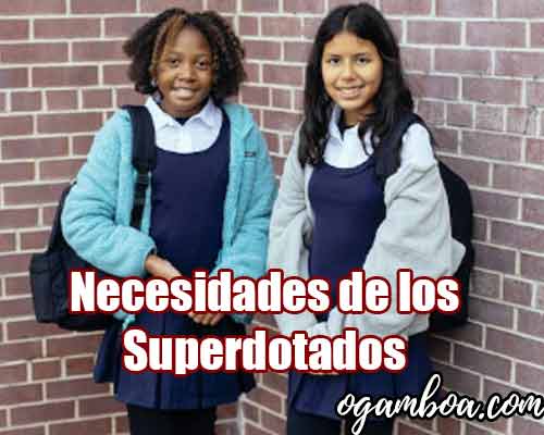 Necesidades educativas de los niños superdotados